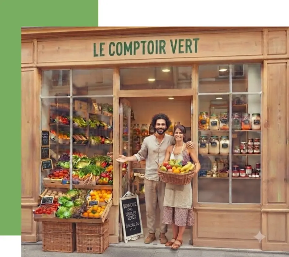 façade du magasin