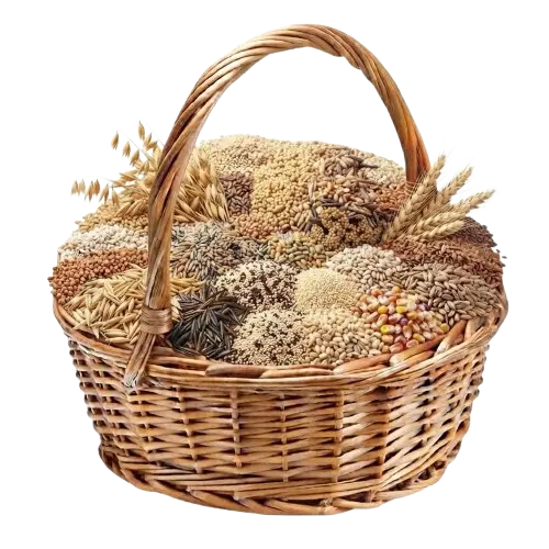 panier de blé en vrac