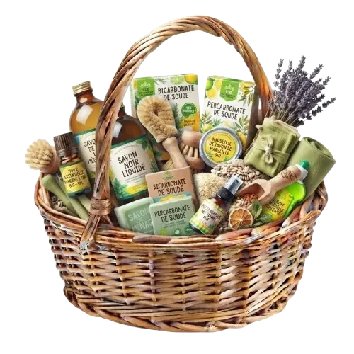 panier produits bio d’entretien le comptoir vert