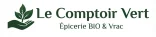 Logo de l'épicerie bio et vrac le comptoirs vert